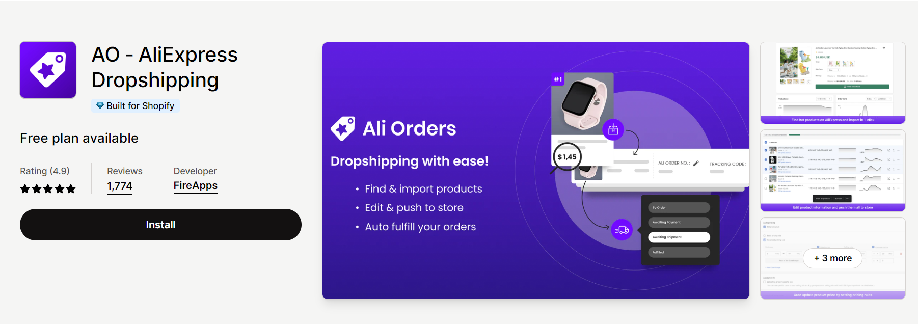 Shopify apps for dropshipping