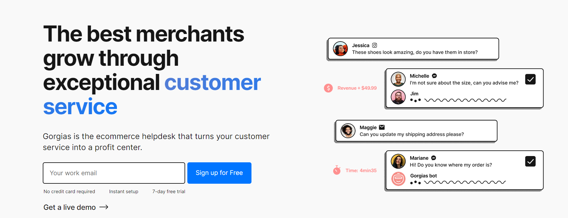 live chat for shopify