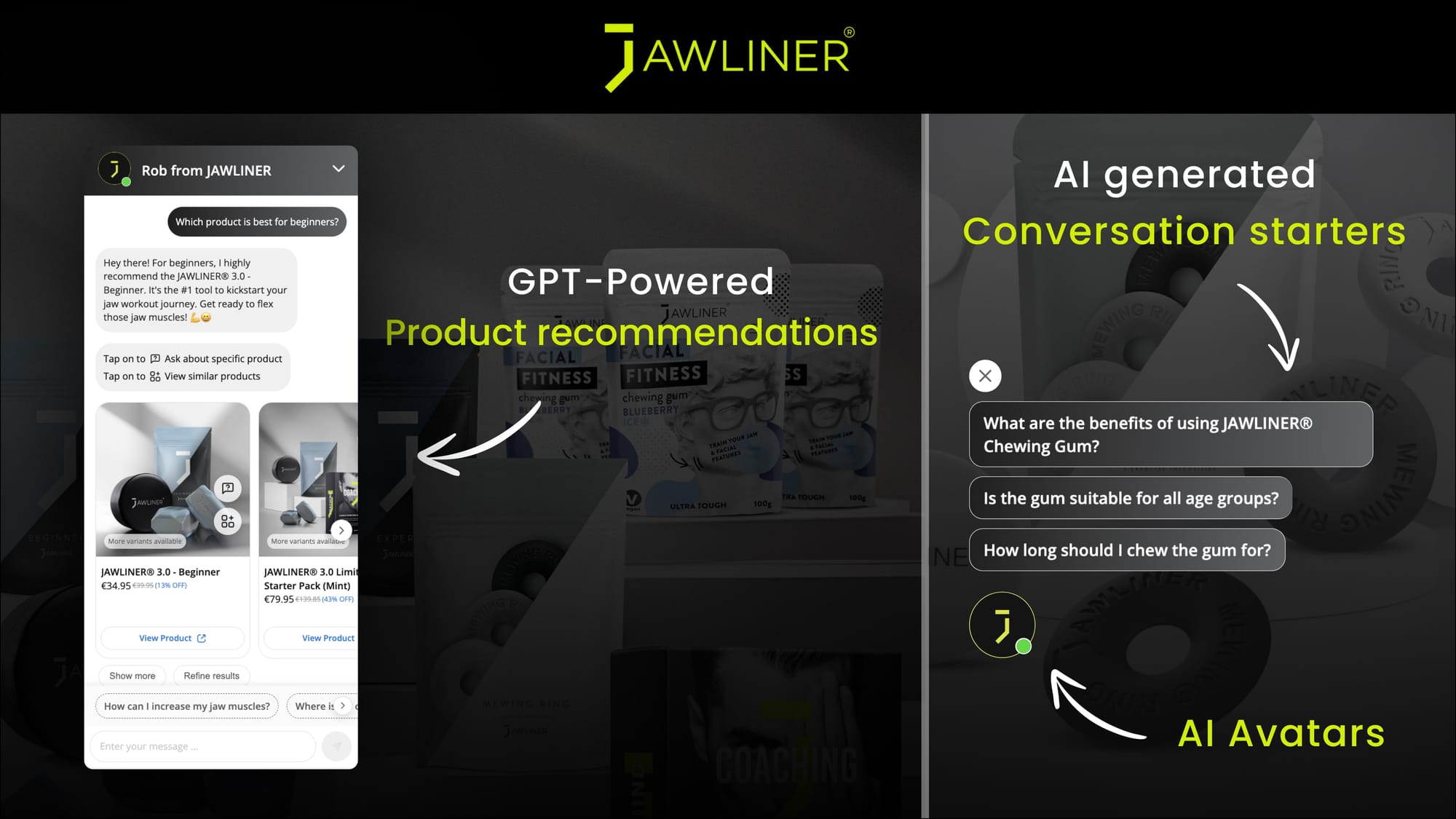 jawliner ai shopping assistant