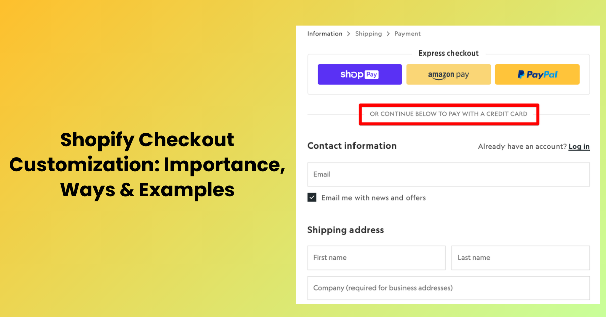 Simplify the Checkout Process with Shopify's One-Page Checkout Feature -  eCommerce Today Agency