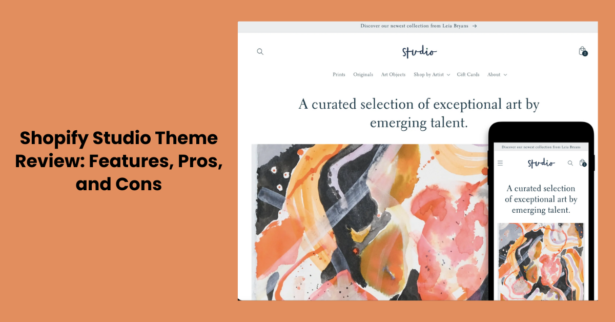 Shopify Studio Theme Review Features Pros And Cons