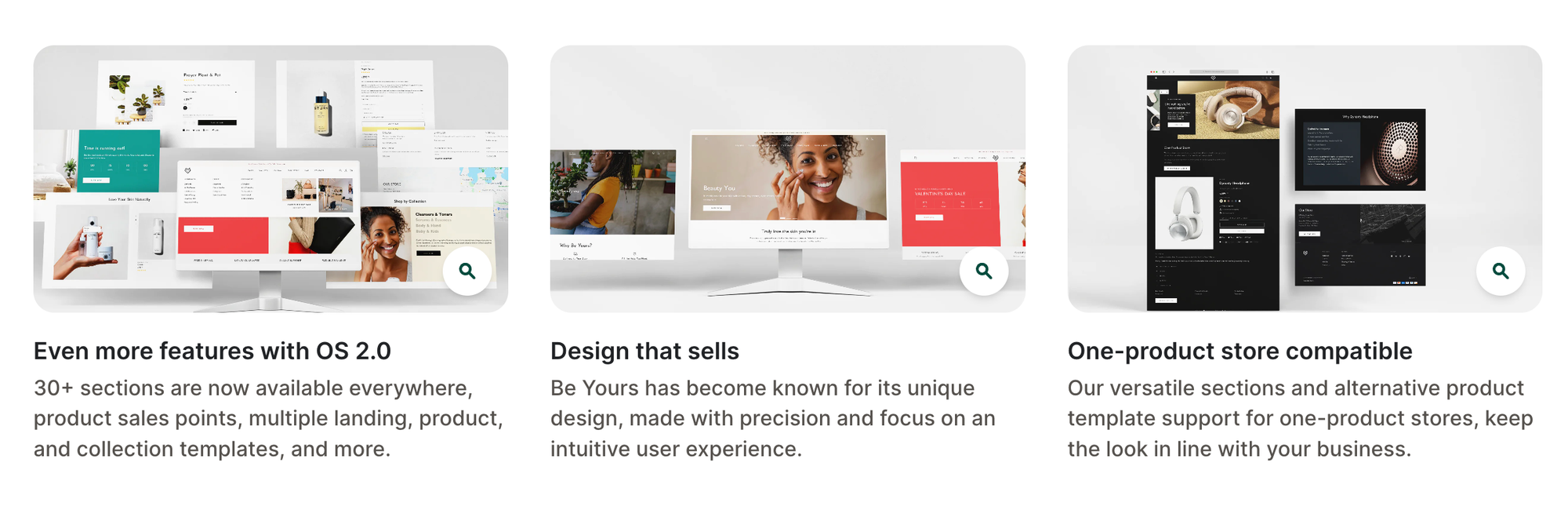 Be Yours Shopify Theme Features