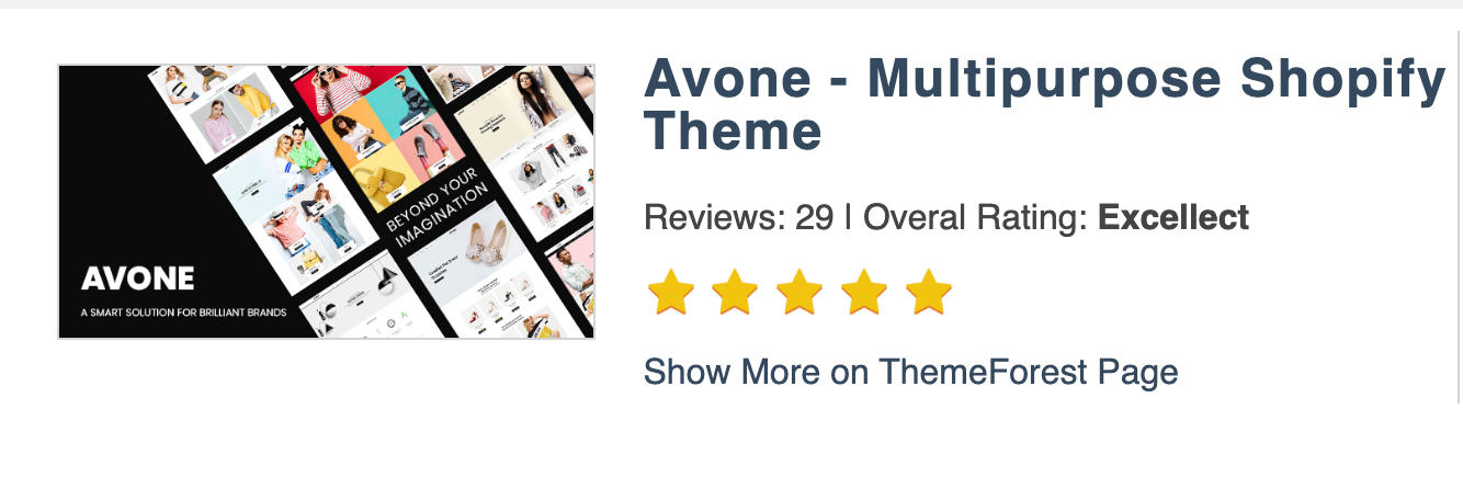 Avone Shopify Theme Review