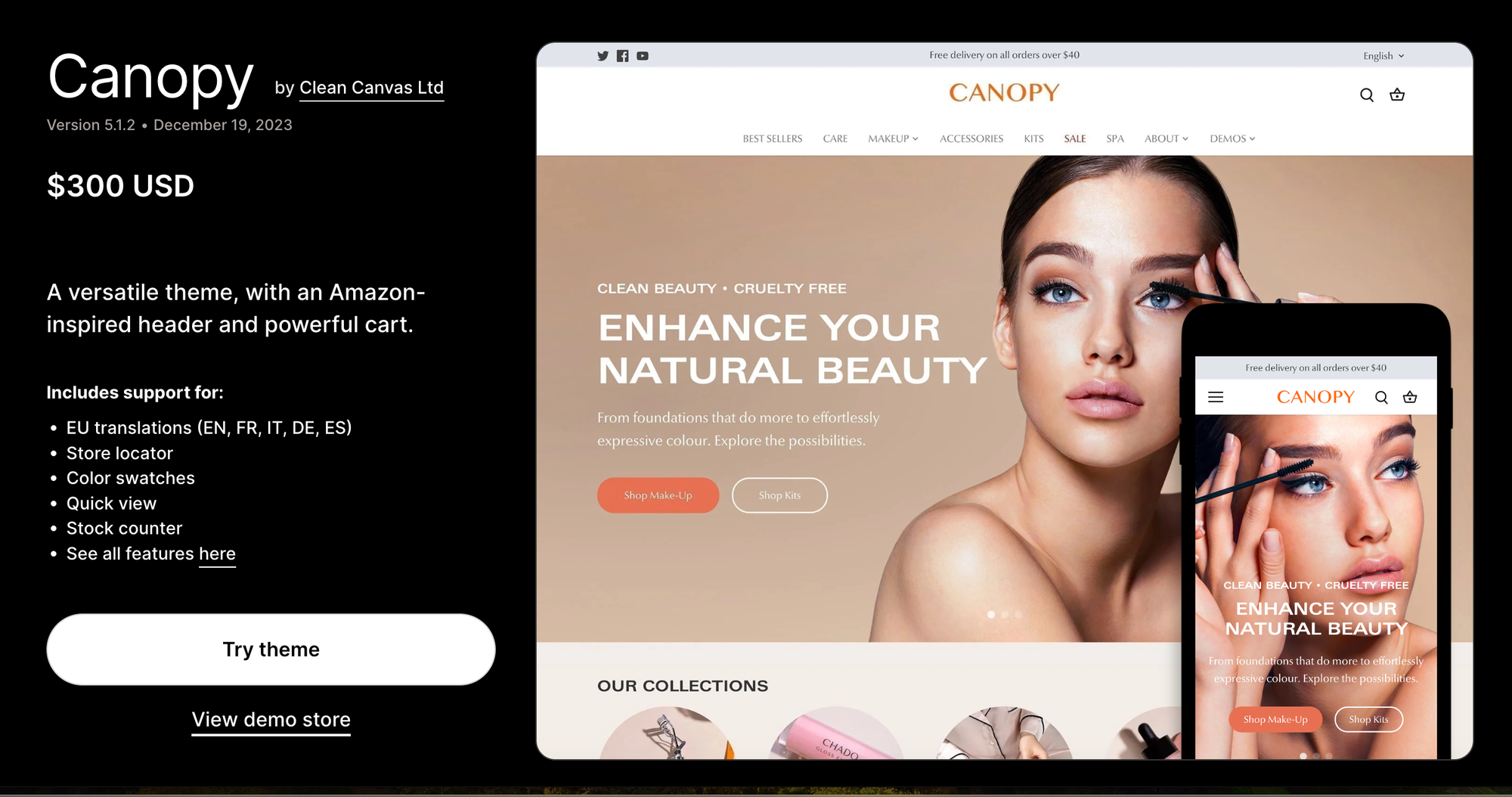 Canopy Theme Shopify
