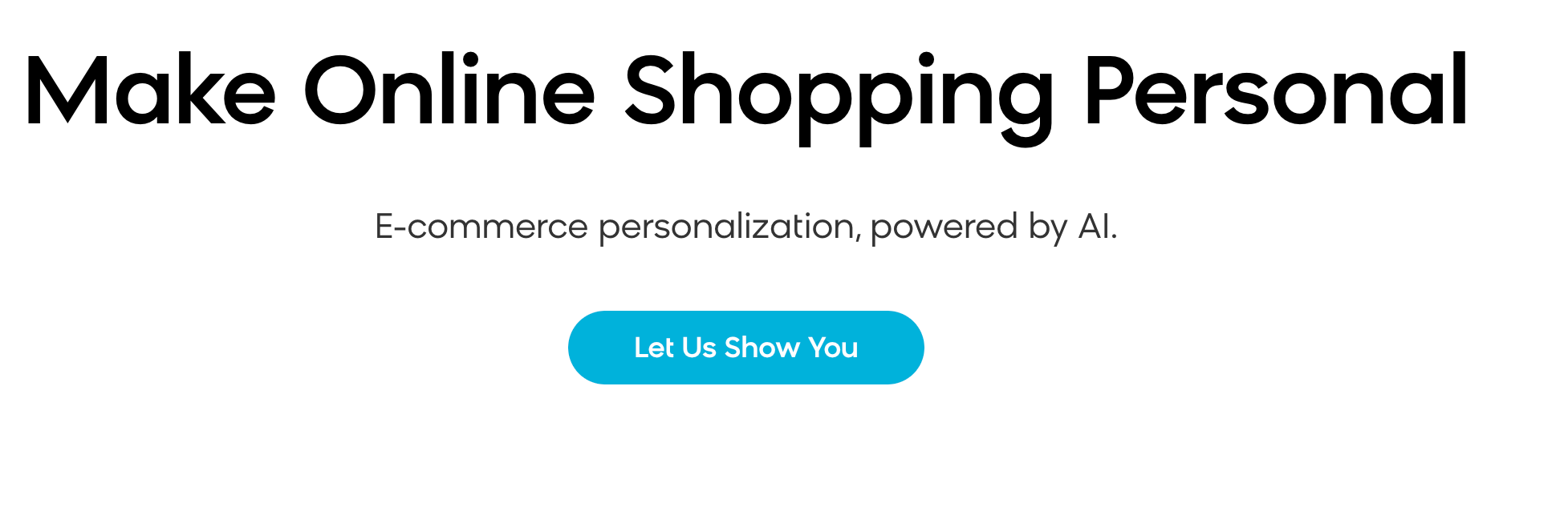 e-commerce personalization tool