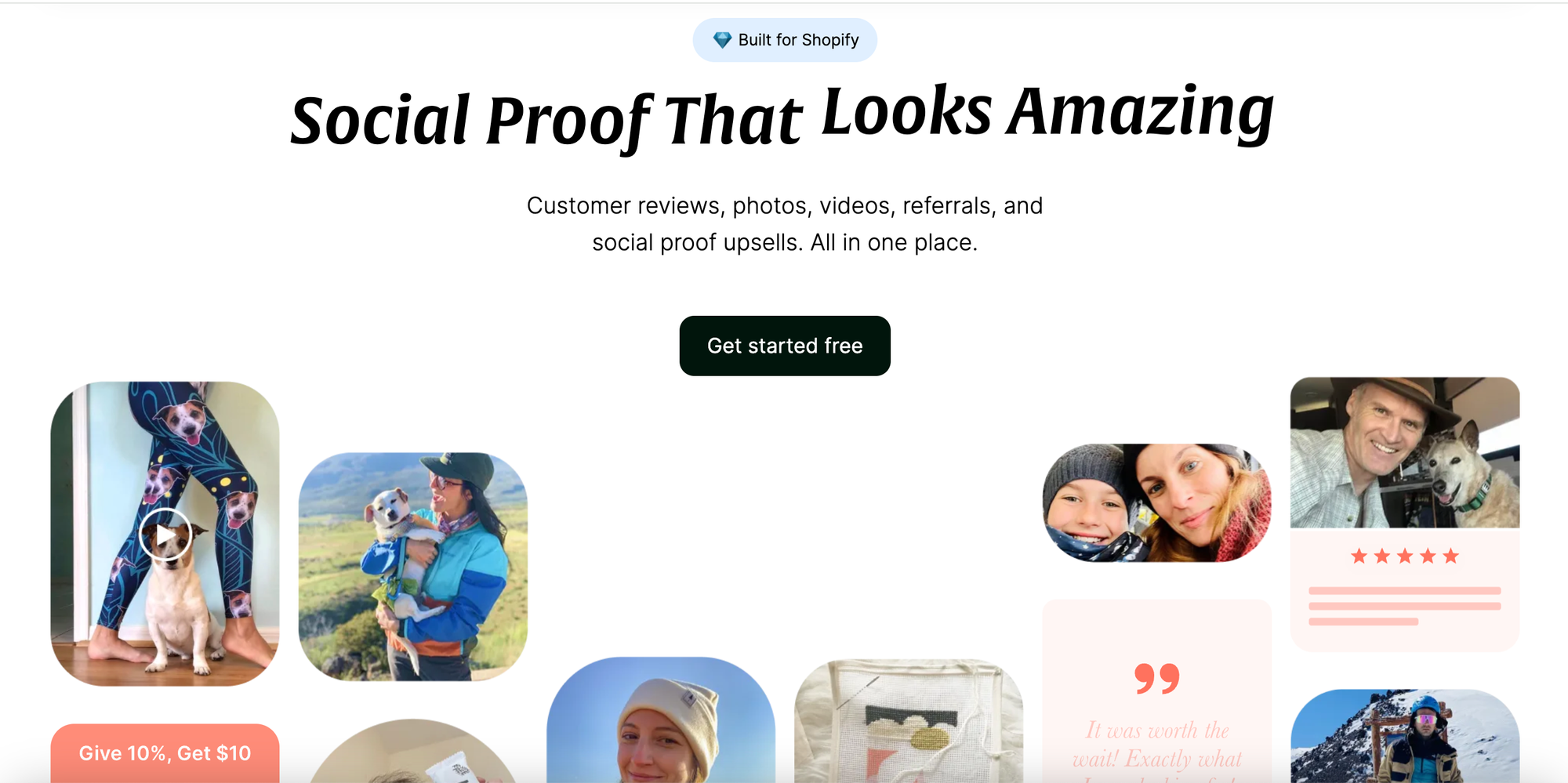 product reviews by shopify