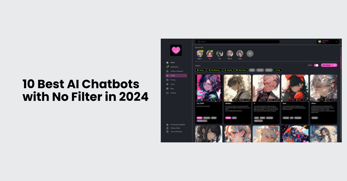 a.i chat apps with no filters