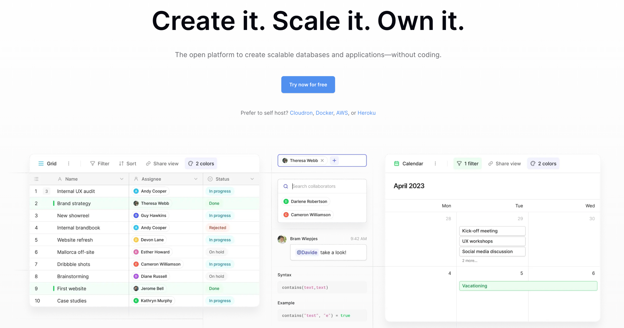 airtable competitors