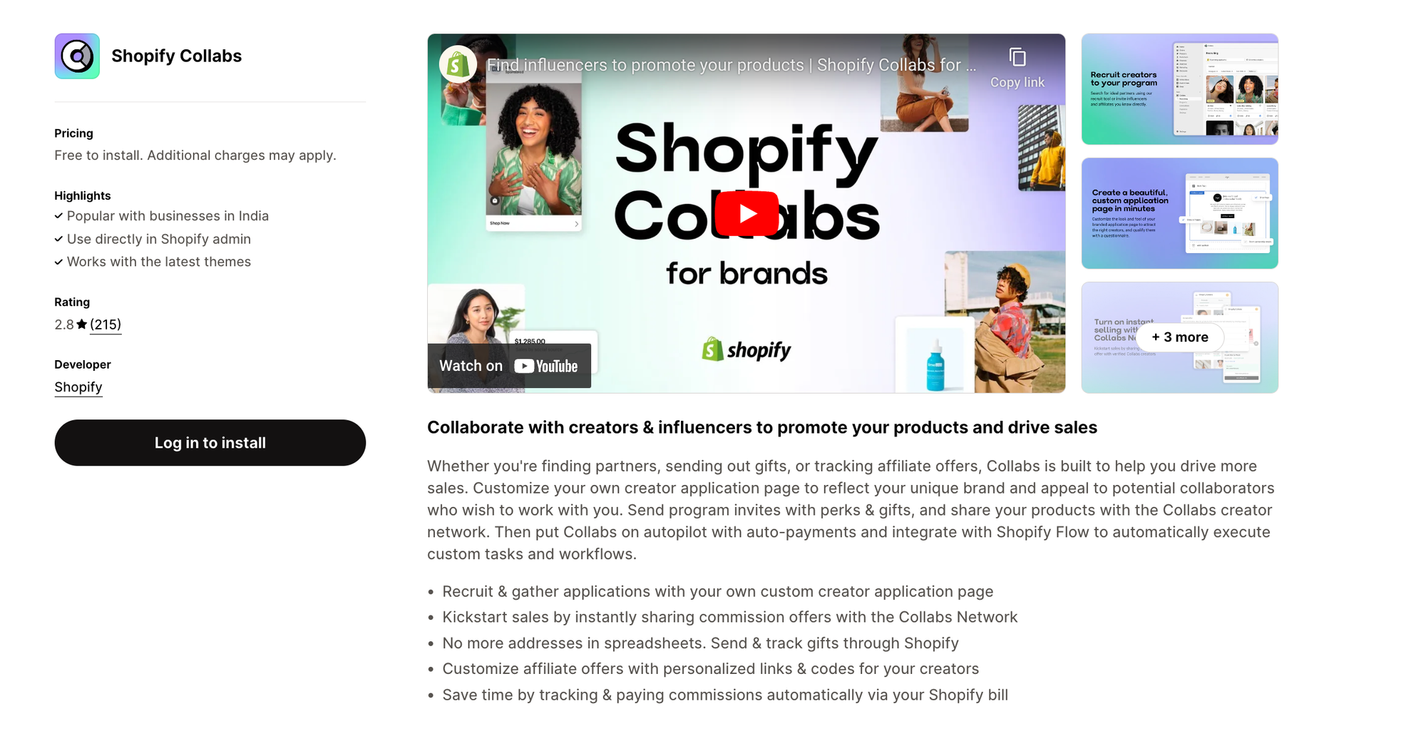 Shopify Collabs Review