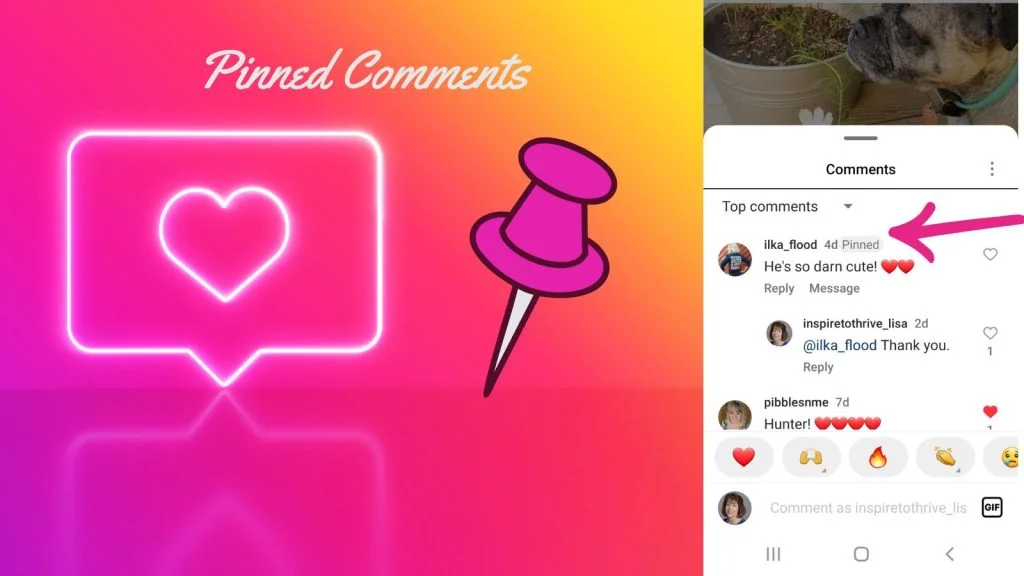 Why Pin a Comment on Instagram