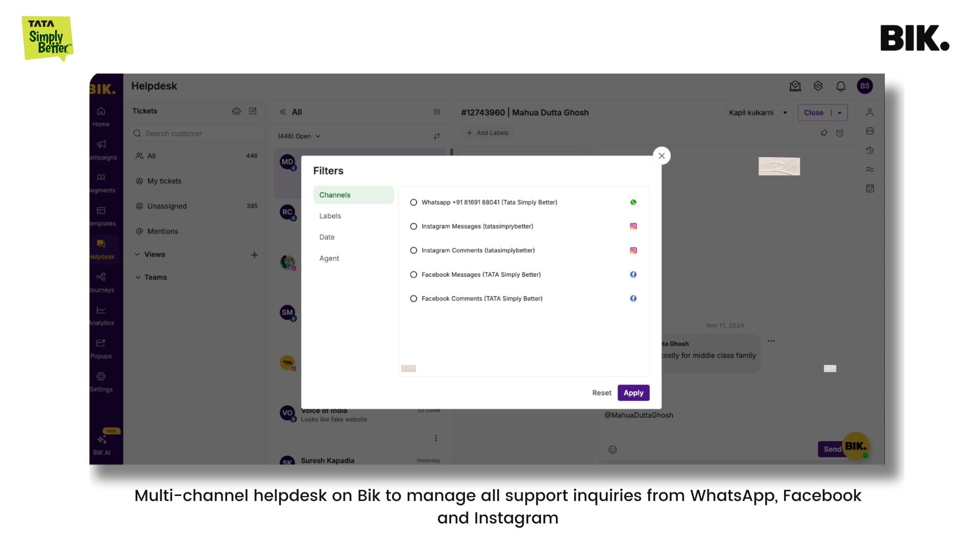 multichannel helpdesk