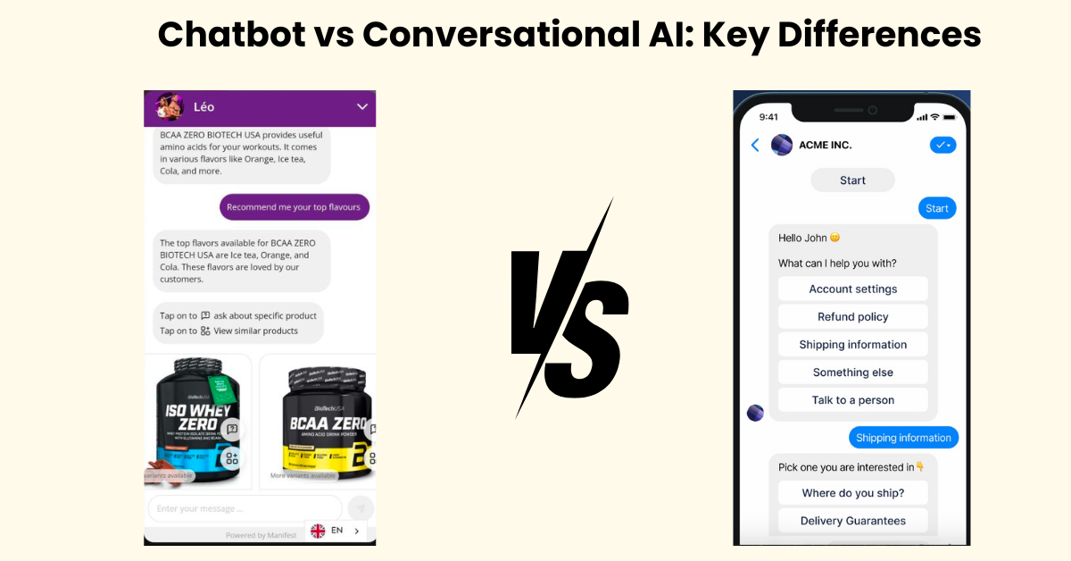 Chatbot vs Conversational AI: Key Differences