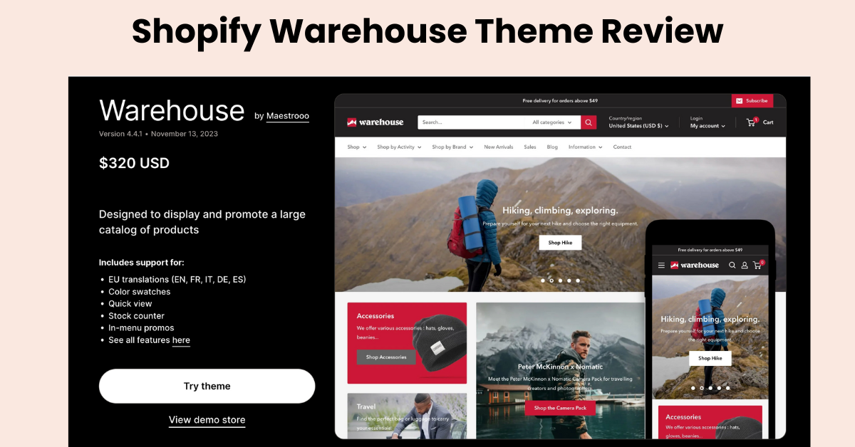 Shopify Warehouse Theme: Optimize Your Shopify Store