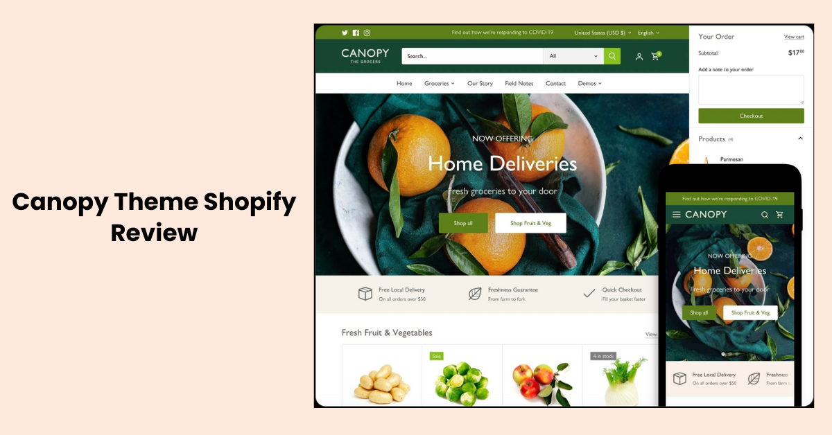 Canopy Theme Shopify Review: Features, Pros, and Cons