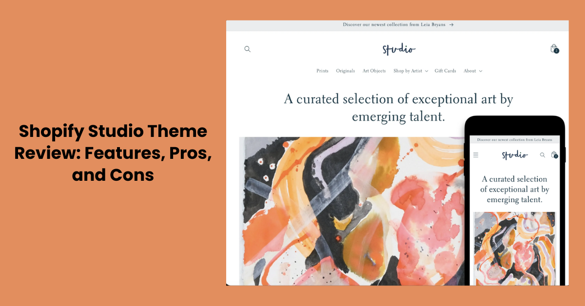 Shopify Studio Theme Review: Features, Pros, and Cons
