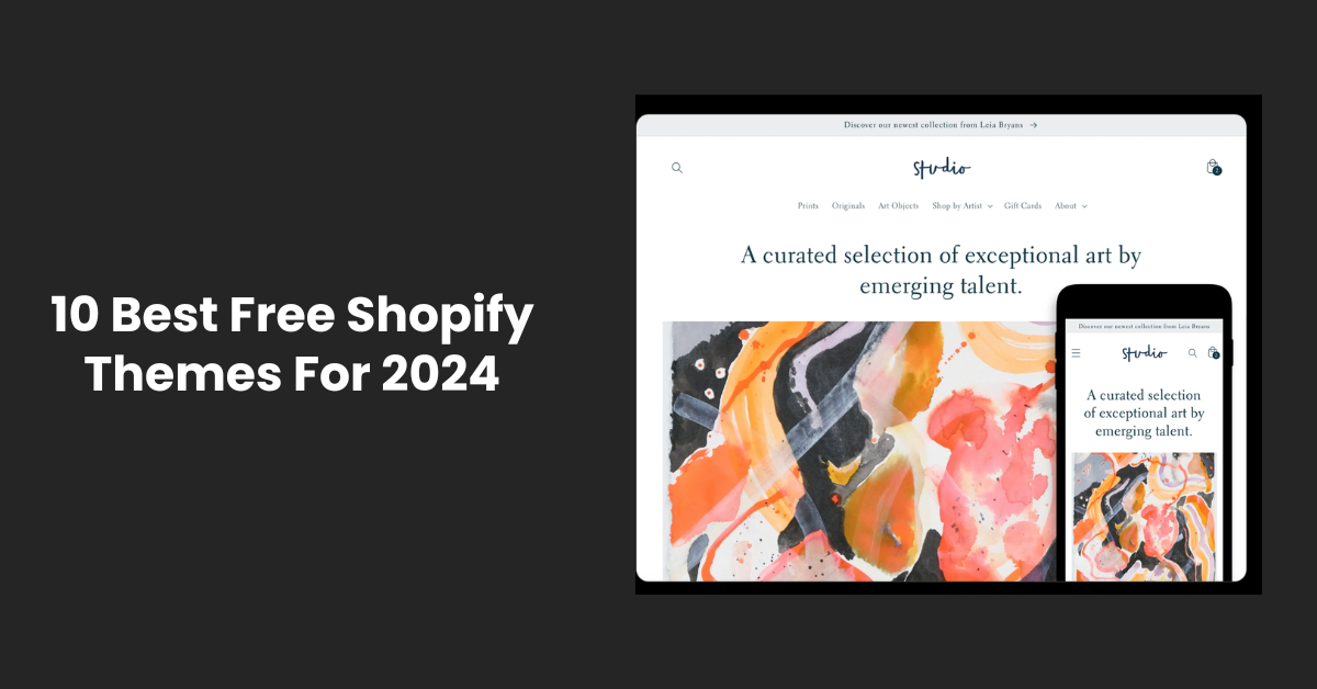 10 Best Free Shopify Themes For 2024