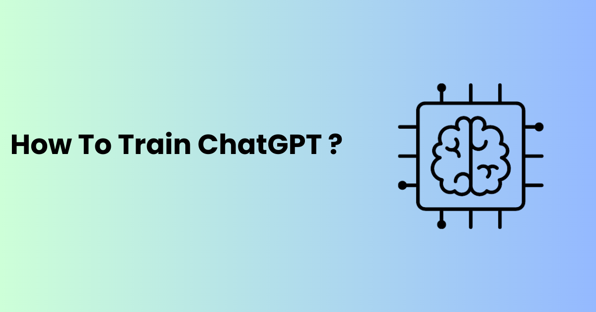 How To Train ChatGPT With Custom Data & Create Chatbots