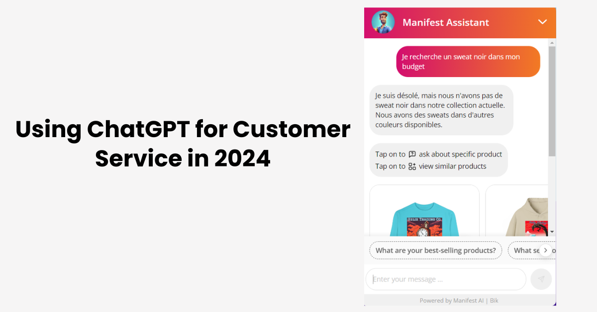 Using ChatGPT for Customer Service in 2024