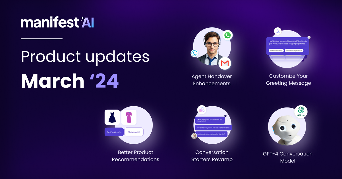 Manifest AI Product Updates- March'24