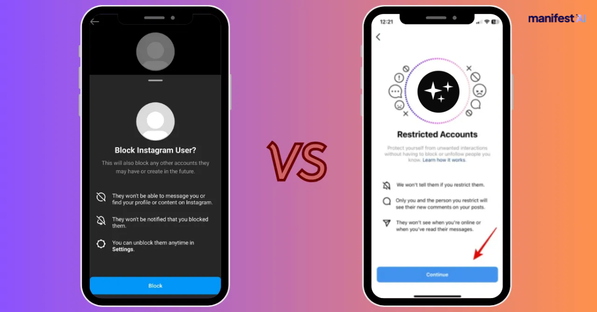 Instagram Restrict vs Block: What's the Difference?