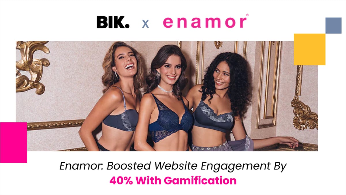 How Enamor used gamification on its website to increase engagement by 40%