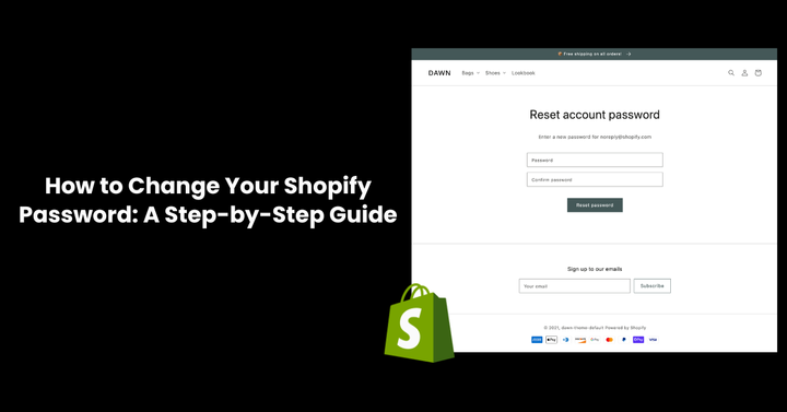 How to Change Your Shopify Password