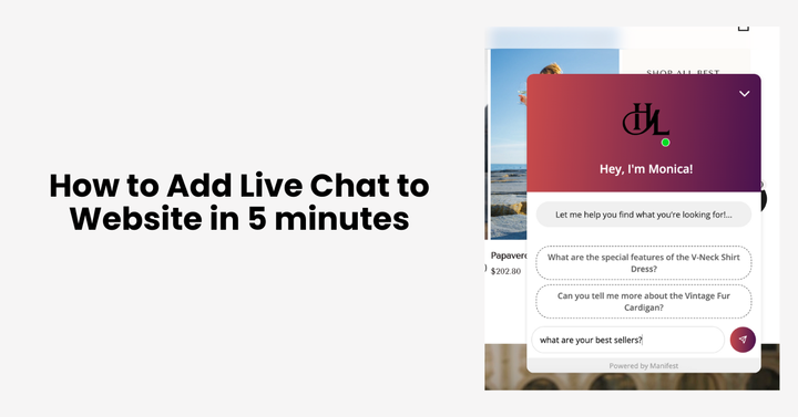 Add Live Chat to Website