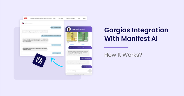 Gorgias Integration with Manifest AI