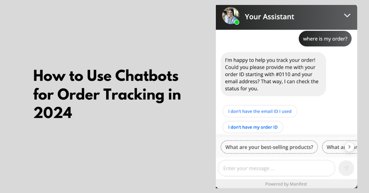 Chatbots for Order Tracking